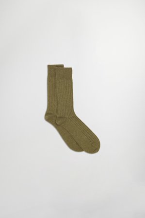 NN.07 Sock Ten 9140 Herren Grün Wollmix