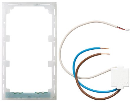 Elko EKO05376 Ljusram med vitt ljus 2-fack, Strömbrytare & vägguttag