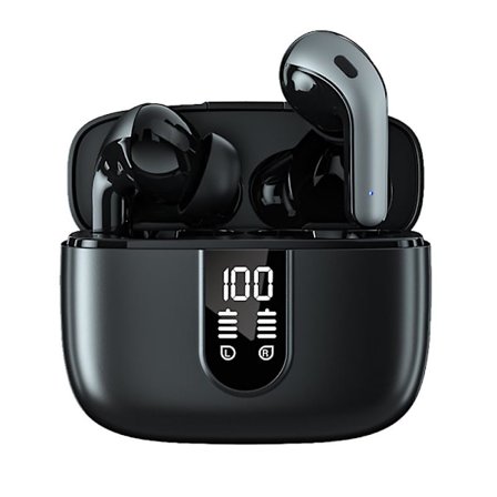 Bluetooth hörlurar True Wireless Earbuds Led Power Display-hörlurar med trådlöst case In-ear-hörlurar med mikrofon