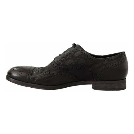 Dolce & Gabbana, Laced Shoes Zwart, Heren, Maat:43 EU