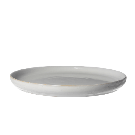 ERNST Tallrik stengods Mattallrikar Vit d24,5 h2