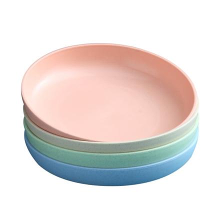 4 stk plastplate Nordic stor tallerken enkel vegetabl,ZQKLA