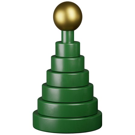 Kay bojesen Juletræ 13,5 cm - Grøn | KitchenOne