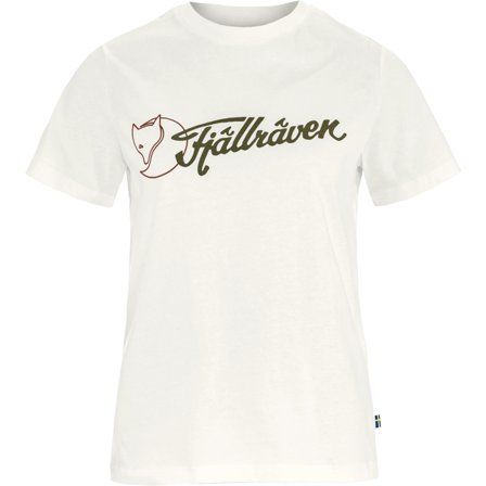 Fjällräven Archive Logo T-Skjorte M - female - Eggshell/Hvit - T-Skjortes & tank Topps