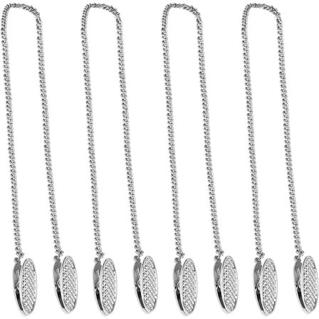 Metallinen lautasliinakiinnike, 50 cm lautasliina-esiliina-ketju, lautasliinan kiinnitysketju, aikuisille ja vanhuksille pöytätarvikkeet