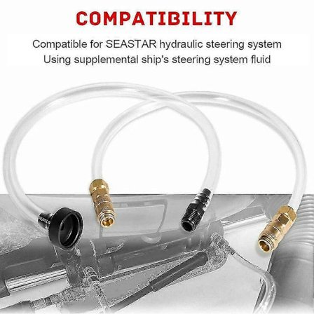 2 kpl ilmausarja täyttöpakkaus Seastar hydrauliselle ohjausjärjestelmälle, siltaputki Hos Edition 0627