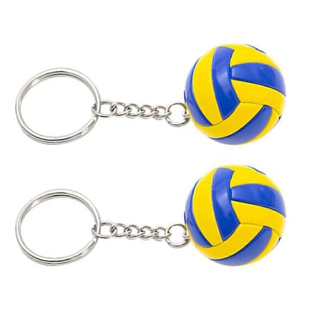 2 stk. Volleyball Nøkkelring Nøkkelpynt Sportsfans Tilbehør Multi Legering (FMY)