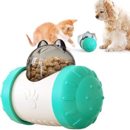 IC Pet Cup Mat Dispenser Leksak Hund Katt Läckande Mat Interaktivt Pussel
