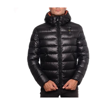Blauer, Down Jackets Zwart, Heren, Maat:L