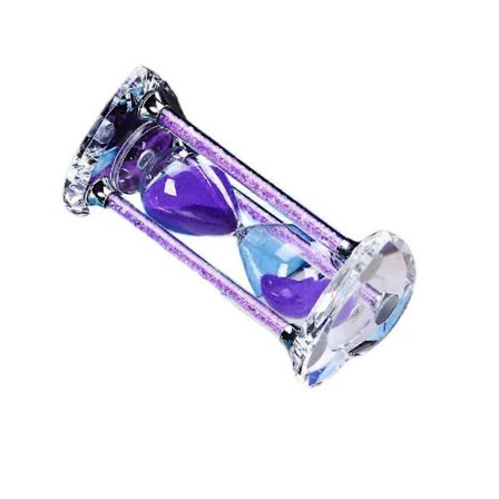 Krystal Timeglas Sandur 30 Minutters Timer til Madlavning, Studier og Tidsstyring