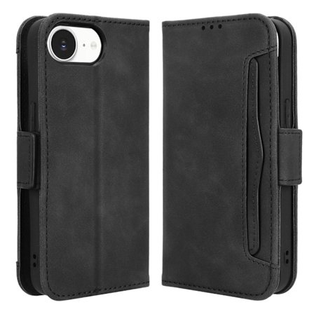 SKALO iPhone 16e 6-RUM Flip Cover - Sort