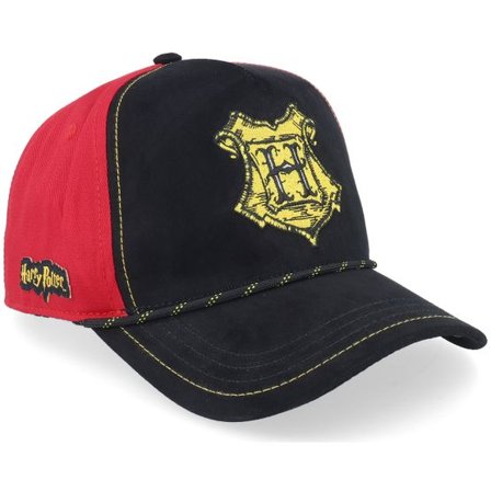 Capslab - Svart trucker Keps - Harry Potter Shield Red/Black A-Frame Trucker @ Hatstore