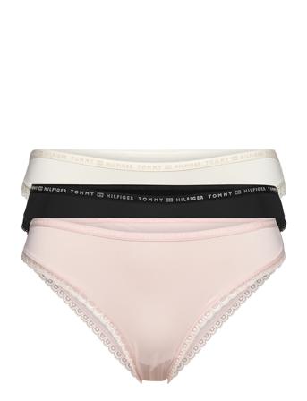 3P Bikini Truse Brief Truse Rosa Tommy Hilfiger