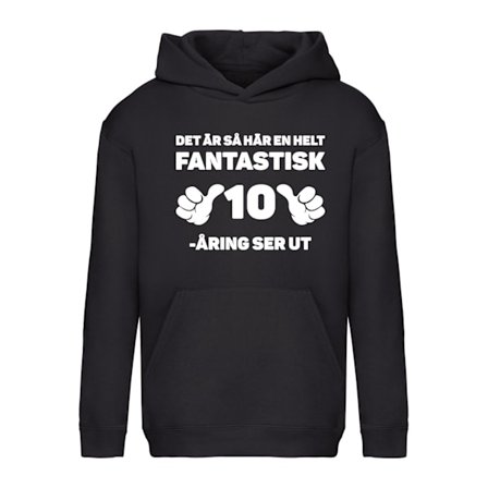 Fantastisk 10-åring Bursdag - Hettegenser / Genser - BARN