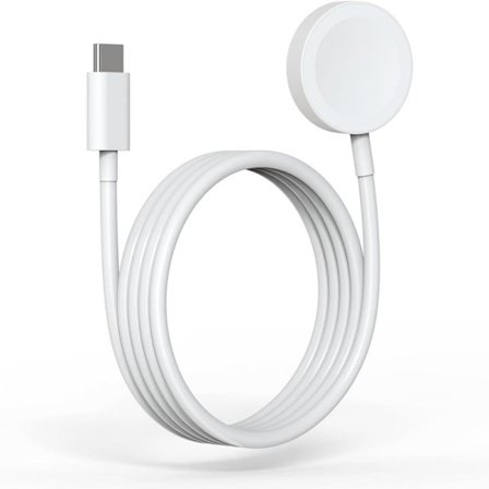 USB C Ur-ladekabel kompatibel med Apple Watch, trådløs magnetisk oplader kompatibel med iWatch, 1 meter ur-kabel Type C bærbar opladning