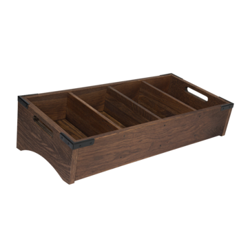 Besticklåda 4-fack Select Concept Brun 59x28cm