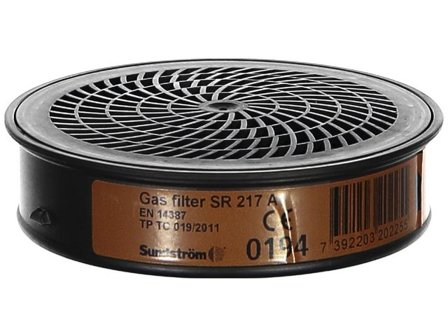 Sundström Gasfilter SR 217 A1 - Lyreco - Skyddsutrustning - Andningsskydd - Tillbehör