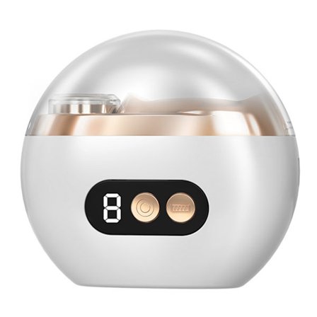 2-i-1 Elektrisk Polering Automatisk Negleklipper USB Oppladbar Sikkerhets Negleklipper For Hjemmereise