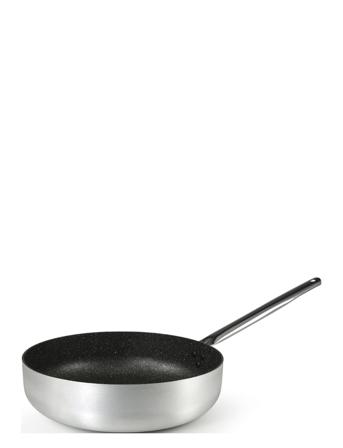 Dyb Pande M/ To Håndtag Silver Flonal