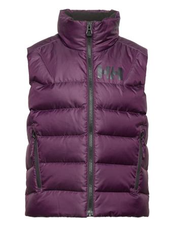 Jr Isfjord Down Vest Purple Helly Hansen
