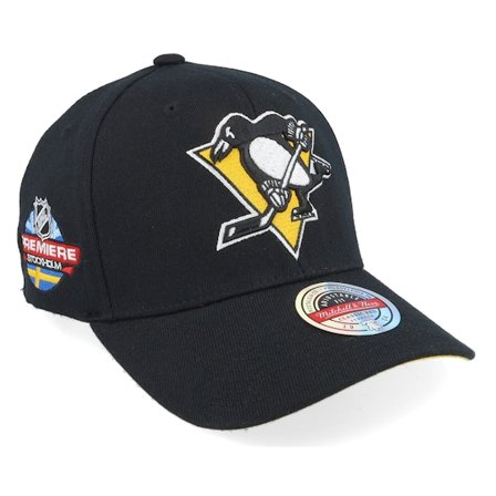Mitchell & Ness - Negro adjustable Gorra - Hatstore Exclusive x Pittsburgh Penguins Premiere Black/Yellow Adjustable @ Hatstore