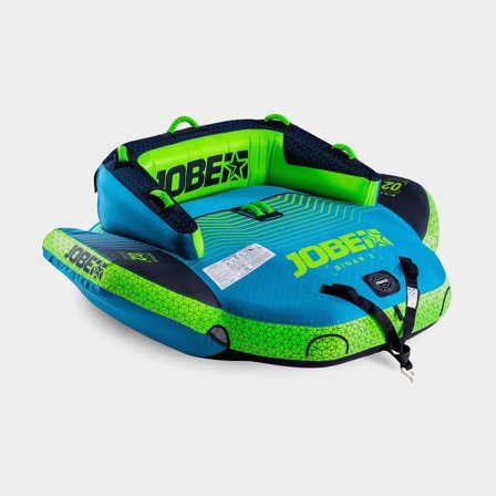 Åksoffa JOBE Binar 2P, 2 personer, 247 x 183 x 70 cm, blå/grön