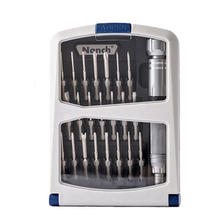 23-osainen magneettinen ruuvimeisselin kärkisarja matkapuhelimille, älypuhelimille, tableteille, kannettaville tietokoneille, kelloille, laseille jne.