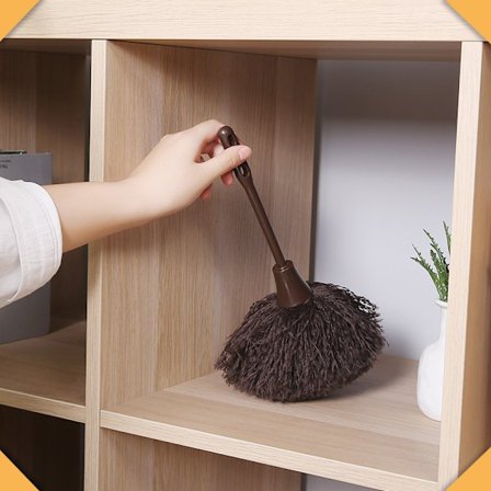 1 stk Delikat Mikrofiber Støvklut, Sklisikker og Komfortabel Han