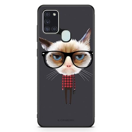 Bjornberry Skal Samsung Galaxy A21s - Hipster Katt