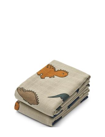 Lewis Muslin Cloth 2-Pack Baby & Maternity Baby Sleep Muslins Muslin Cloths Multi/patterned Liewood