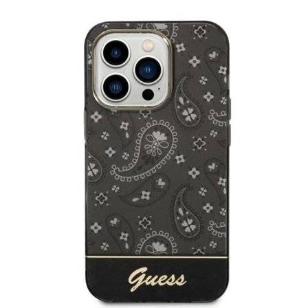 Guess Bandana Paisley iPhone 14 Pro 6,1" veske - svart