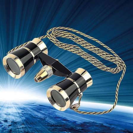 Sorte Kikkert Opera Teater 3x25 Briller Teleskop