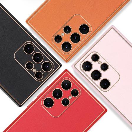Dux Ducis Galaxy S22 Ultra Skal Yolo Elegant Läder - Orange