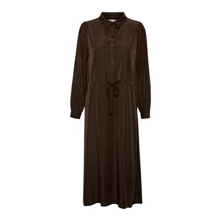 My Essential Wardrobe Long Kjole Brun, Dame