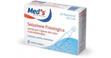 Meds Soluzione Fisiologica Sterile 10 Flaconcini Da 2ml