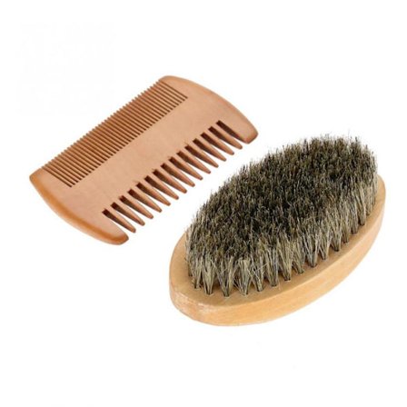 Skægbørste og kam
