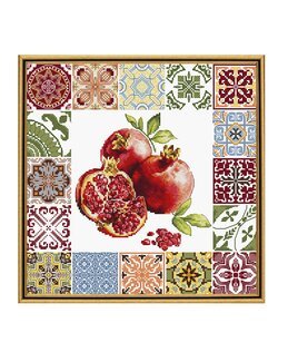 Broderikit Billede Mosaik granatæblet - Luca-S