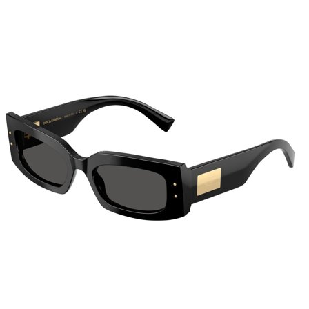 Dolce & Gabbana -Aurinkolasit - Black Rectangular - Dolce & Gabbana DG4479 501/87 5420