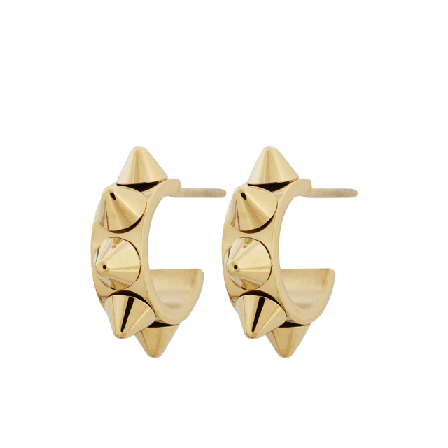 Edblad Peak Creoles Mini Gold Ring Smycken & klockor Dam Guld ONESIZE