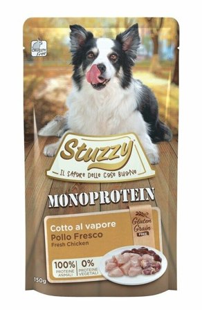 Stuzzy Monoprotein Bocconcini Con Pollo Cibo Umido Cani Adulti