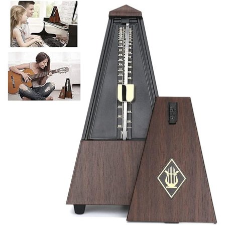 Antikt Mekanisk Metronom, Imitation Peach Wood Mønster