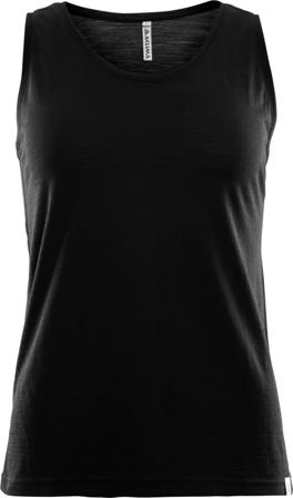Aclima LightWool Singlet Woman Women short-sleeved sweaters Black L