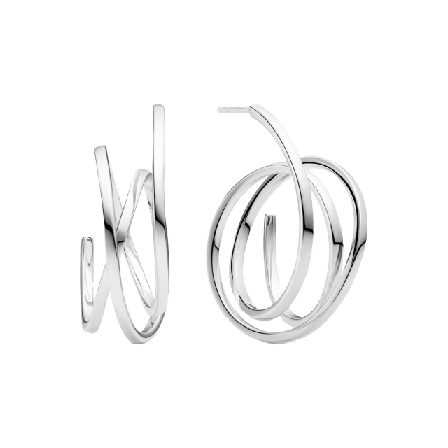 Sif Jakobs Jewellery Örhängen Spirale Pianura Dam Silver LARGE