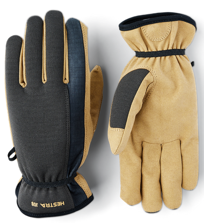 Hestra Job Terra Utility Havehandsker Sort/gul, Tøj