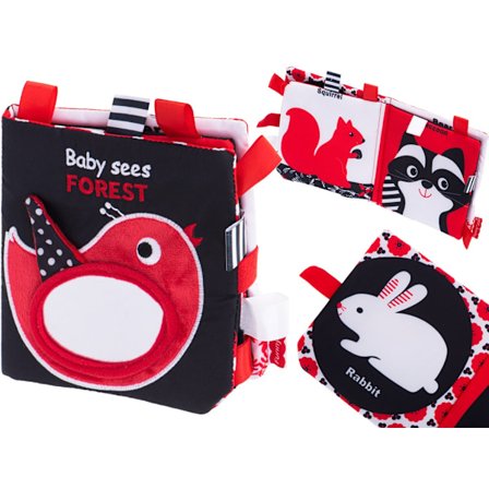 Sensoriska bokbitsmarkörer som kontrasterar skogen