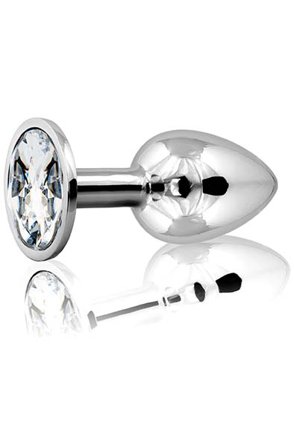 Metal Butt Plug Silver Small - Woome.pl