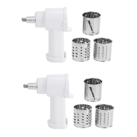 2X Kasvisviipaloija/Hakkuri/Juustoraaste KitchenAid-sekoittimen lisävarusteena Viipalointi ja Raastaminen