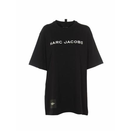 Little Marc Jacobs, T-Shirts Zwart, Dames, Maat:ONE Size