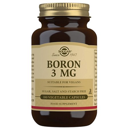 Solgar Boron 3mg 100 kaps., Helse & Madvarer, Kosttilskud, Øvrige Kosttilskud
