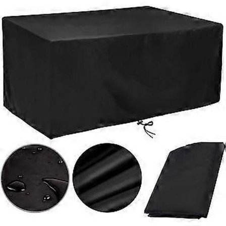 Puutarhapöydän suojus 160x100, Puutarhakalusteiden suojus 160x100x75cm Suorakulmainen Vedenpitävä Ulkokäyttöön Tarkoitettu Suojapeite UV-suojattu 